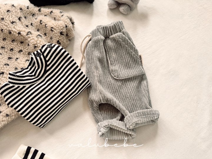 Valu Bebe - Korean Baby Fashion - #babyfashion - Kato Ribbed Pants (Bebe) - 10