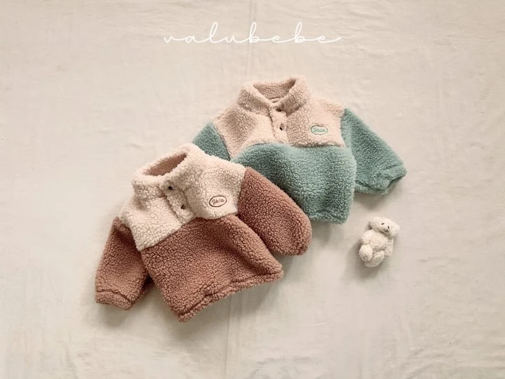 Valu Bebe - Korean Baby Fashion - #babyfashion - Fuzzy Fleece Anorak (Bebe)
