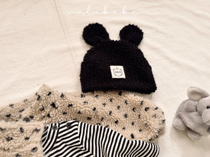 Valu Bebe - Korean Baby Fashion - #babyfashion - Boucle Bear Beanie 25 (Bebe) - 7