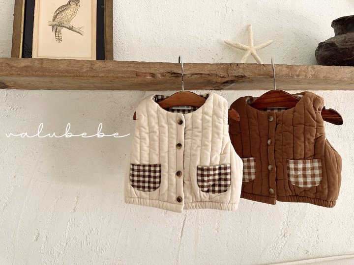 Valu Bebe - Korean Baby Fashion - #babyfashion - Mare Quilted Vest (Bebe)