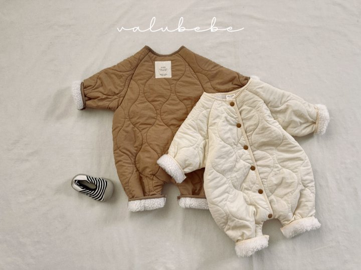 Valu Bebe - Korean Baby Fashion - #babyfever - Warm Fleece Suit (Bebe) - 5