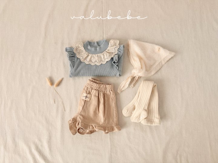 Valu Bebe - Korean Baby Fashion - #babyfever - Frill Half Pants (Bebe) - 12