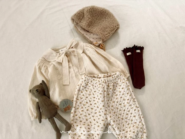 Valu Bebe - Korean Baby Fashion - #babyfever - Nette Ribbon Blouse (Bebe) - 6