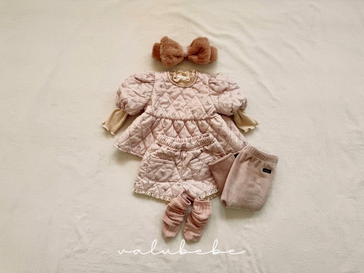 Valu Bebe - Korean Baby Fashion - #babyfashion - Wave Mock Neck Tee 25 (Bebe) - 4