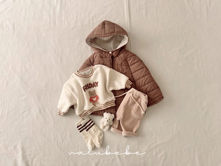 Valu Bebe - Korean Baby Fashion - #babyfever - Padded Hood Cape (Bebe) - 12