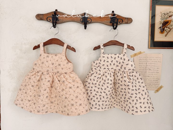 Valu Bebe - Korean Baby Fashion - #babyfashion - Chouchou Quilted One-piece (Bebe) - 4