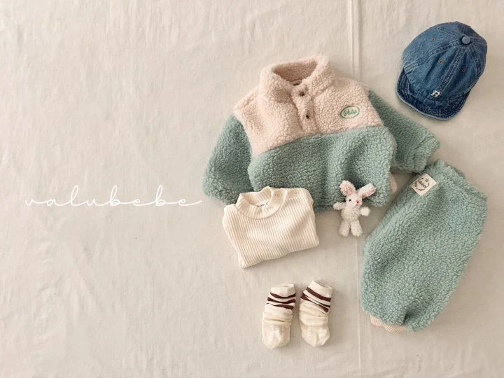 Valu Bebe - Korean Baby Fashion - #babyfever - Fuzzy Fleece Anorak (Bebe) - 2