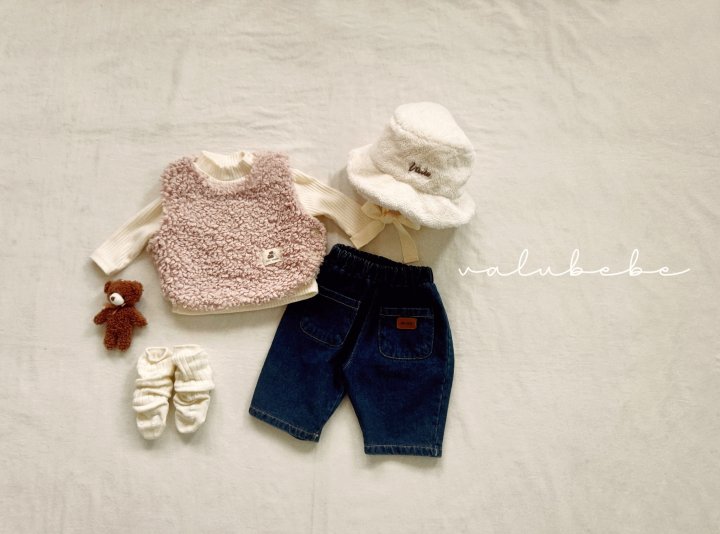 Valu Bebe - Korean Baby Fashion - #babyfever - Soft Mock Neck Tee (Bebe) - 3