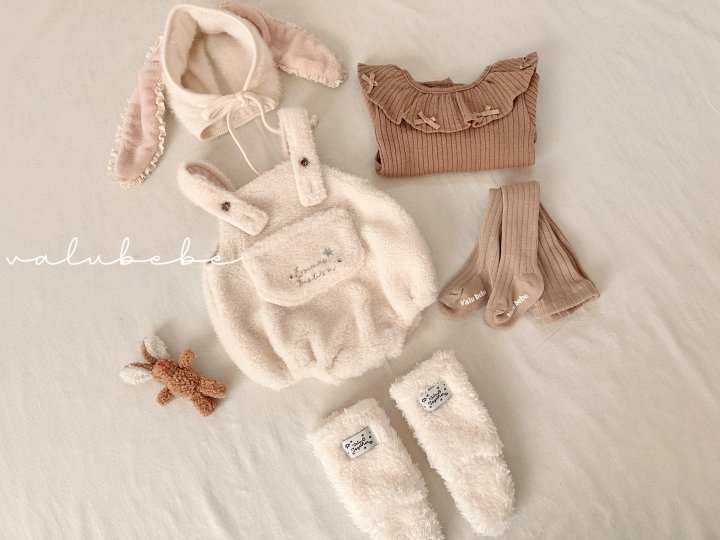 Valu Bebe - Korean Baby Fashion - #babyfever - Ribbon Frill Tee (Bebe) - 5
