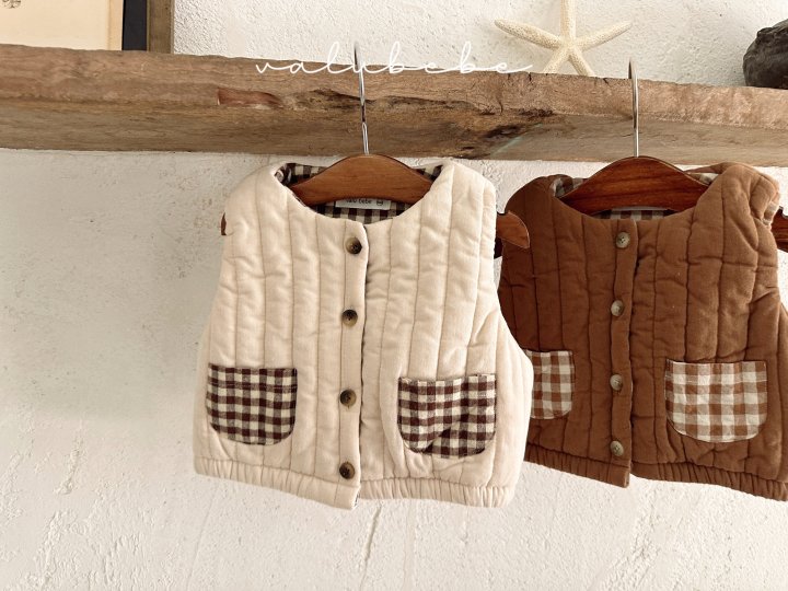 Valu Bebe - Korean Baby Fashion - #babyfever - Mare Quilted Vest (Bebe) - 2