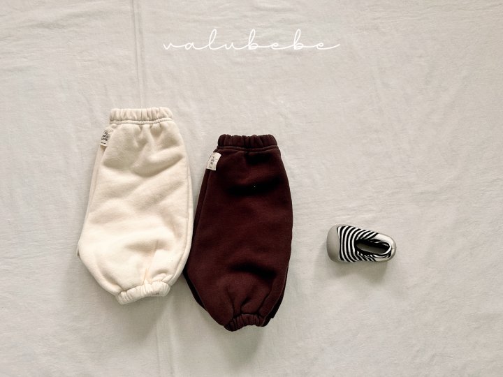 Valu Bebe - Korean Baby Fashion - #babygirlfashion - Duo Brushed Jogger Pants (Bebe) - 5