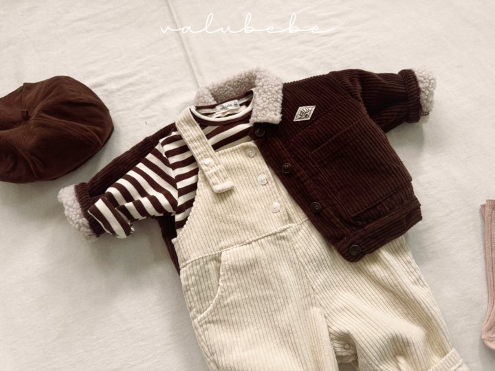 Valu Bebe - Korean Baby Fashion - #babygirlfashion - Stripe Soft Tee (Bebe) - 9