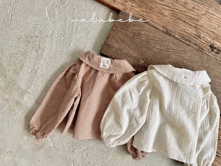Valu Bebe - Korean Baby Fashion - #babygirlfashion - Nette Ribbon Blouse (Bebe) - 7