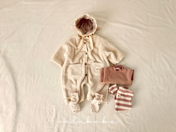 Valu Bebe - Korean Baby Fashion - #babygirlfashion - Wave Mock Neck Tee 25 (Bebe) - 5