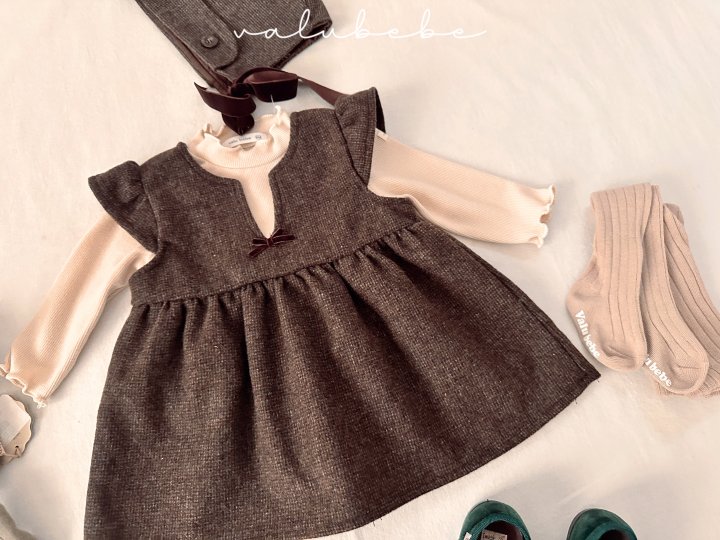Valu Bebe - Korean Baby Fashion - #babygirlfashion - Harry Wool One-piece (Bebe) - 5