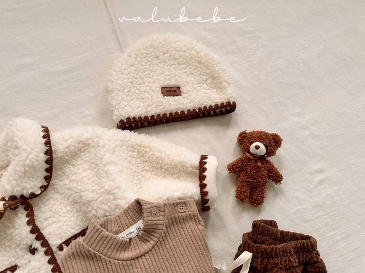 Valu Bebe - Korean Baby Fashion - #babygirlfashion - Mellow Fleece Beanie 25 (Bebe) - 8