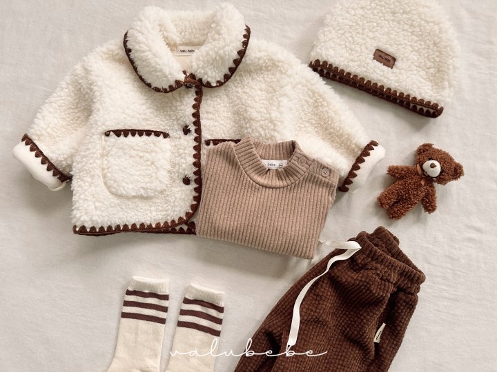 Valu Bebe - Korean Baby Fashion - #babygirlfashion - Ava Mellow Fleece Jacket (Bebe) - 7