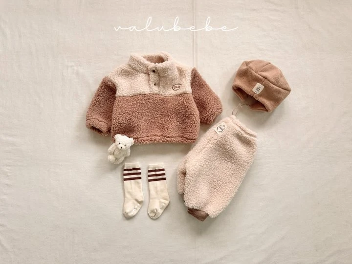 Valu Bebe - Korean Baby Fashion - #babygirlfashion - Fuzzy Fleece Anorak (Bebe) - 3