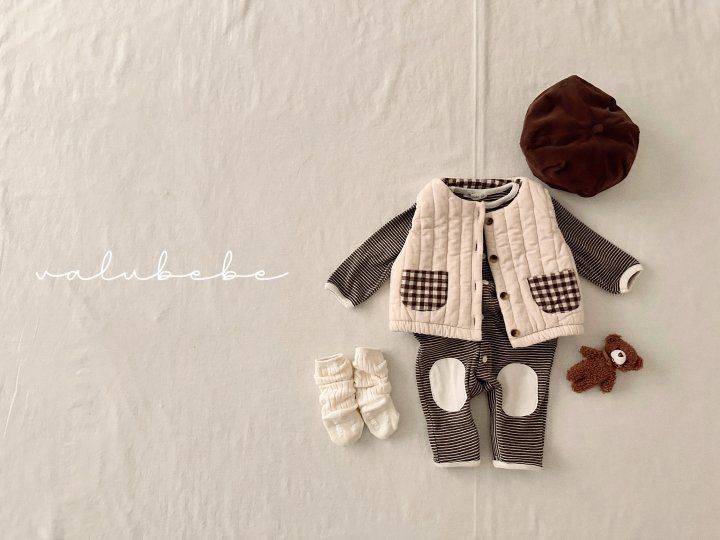 Valu Bebe - Korean Baby Fashion - #babygirlfashion - Mare Quilted Vest (Bebe) - 3