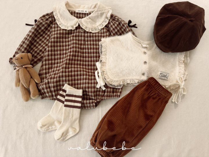 Valu Bebe - Korean Baby Fashion - #babylifestyle - Romang Velour Beret (Bebe) - 11