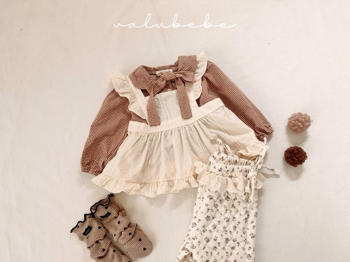 Valu Bebe - Korean Baby Fashion - #babylifestyle - Nette Ribbon Blouse (Bebe) - 8