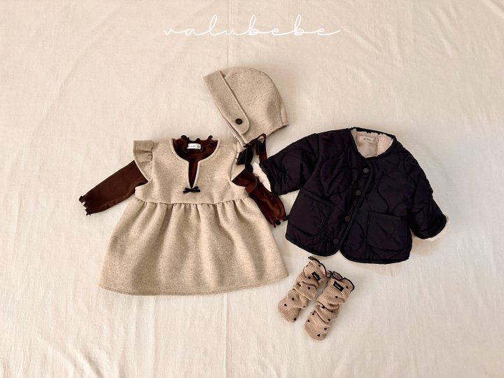 Valu Bebe - Korean Baby Fashion - #babylifestyle - Wave Mock Neck Tee 25 (Bebe) - 6