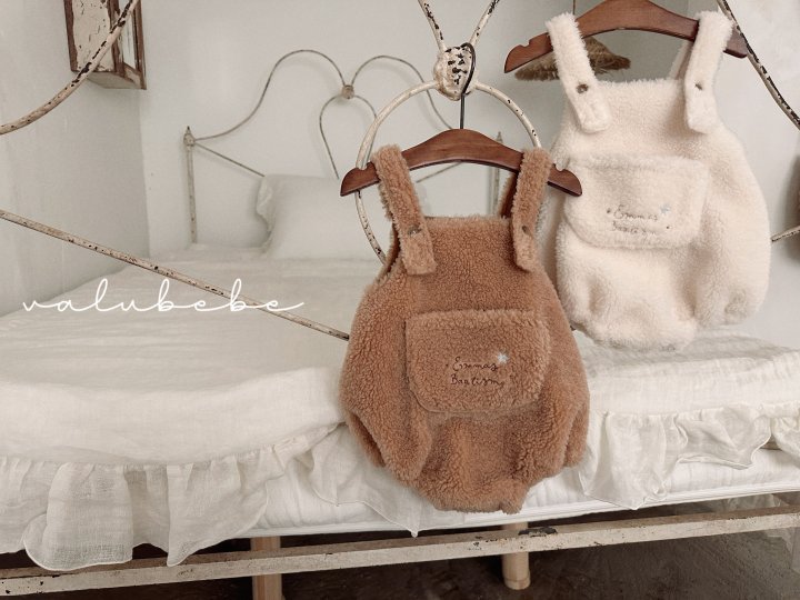 Valu Bebe - Korean Baby Fashion - #babylifestyle - Kuu Fleece Suspender Suit (Bebe)