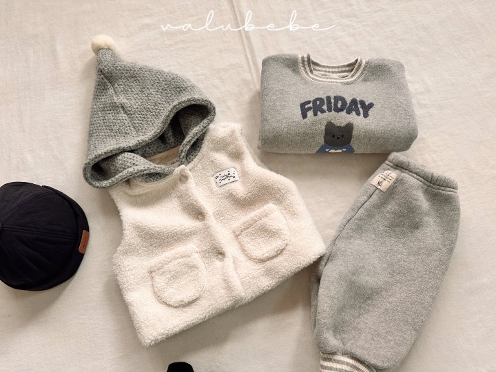 Valu Bebe - Korean Baby Fashion - #babylifestyle - Round Padded Beanie Cap (Bebe) - 12