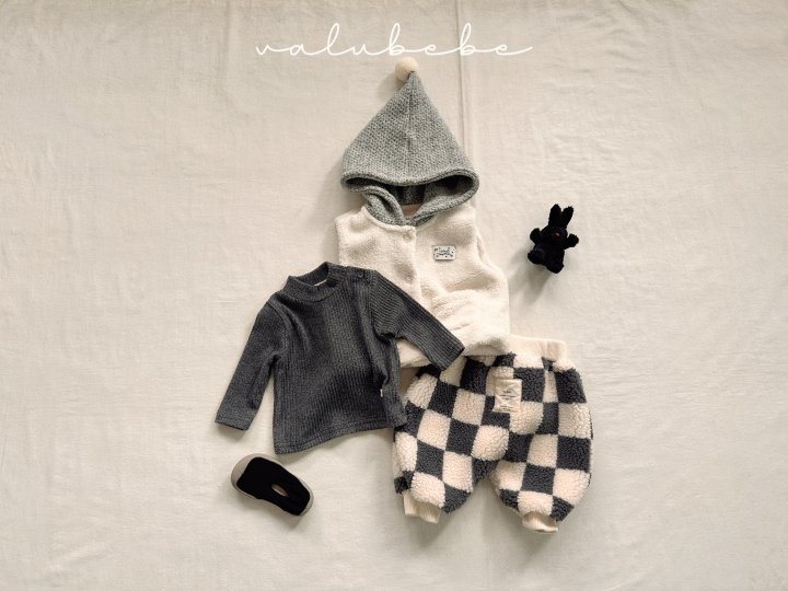 Valu Bebe - Korean Baby Fashion - #babylifestyle - Soft Mock Neck Tee (Bebe) - 5