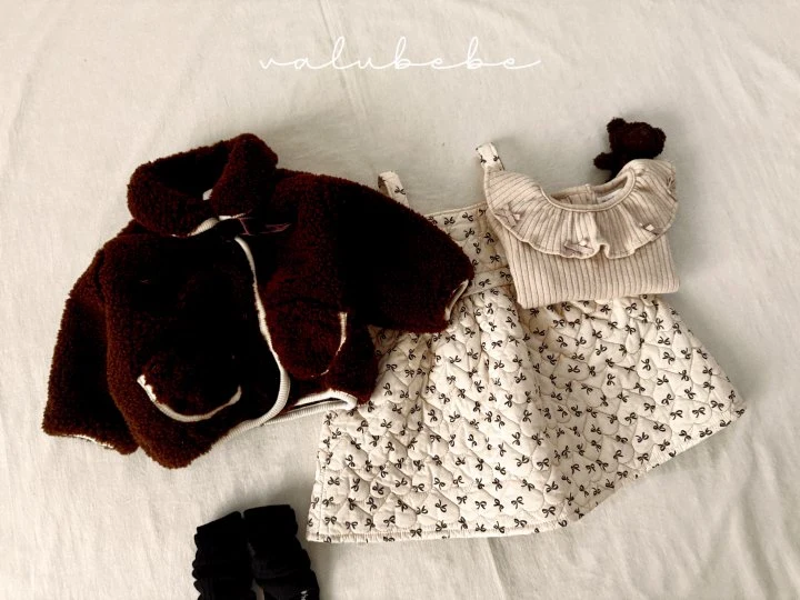 Valu Bebe - Korean Baby Fashion - #babylifestyle - Ribbon Frill Tee (Bebe) - 7