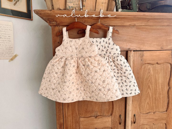Valu Bebe - Korean Baby Fashion - #babyoninstagram - Chouchou Quilted One-piece (Bebe) - 7