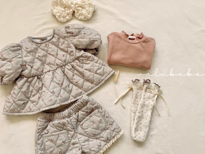 Valu Bebe - Korean Baby Fashion - #babyootd - Floral Socks (Bebe) - 9