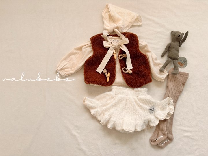 Valu Bebe - Korean Baby Fashion - #babyootd - Poing Poing Scarf (Bebe) - 5