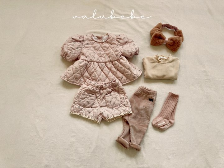 Valu Bebe - Korean Baby Fashion - #babyootd - Kiel Lace Half Pants (Bebe) - 5