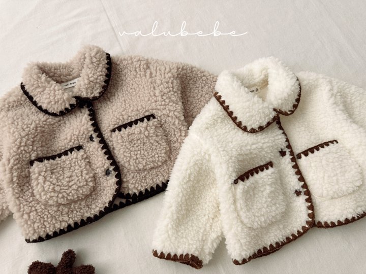 Valu Bebe - Korean Baby Fashion - #babyootd - Ava Mellow Fleece Jacket (Bebe) - 10