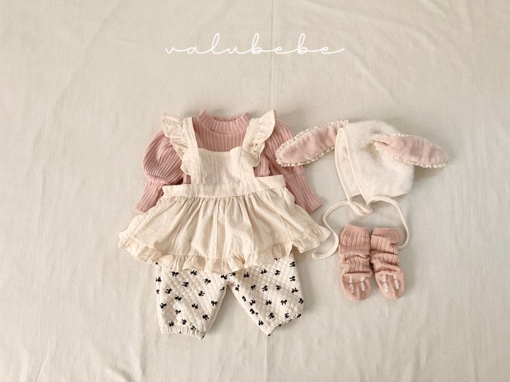 Valu Bebe - Korean Baby Fashion - #babyootd - Winter Embossed Pants 25 (Bebe) - 3