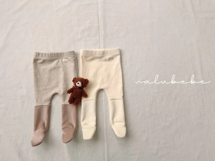 Valu Bebe - Korean Baby Fashion - #babyootd - Holic Footed Leggings (Bebe)