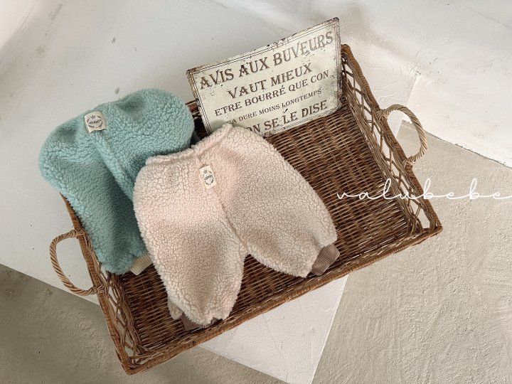 Valu Bebe - Korean Baby Fashion - #babyoninstagram - Fuzzy Fleece Jogger Pants (Bebe) - 4
