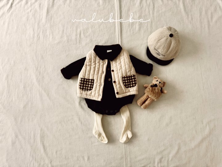 Valu Bebe - Korean Baby Fashion - #babyootd - Mare Quilted Vest (Bebe) - 6