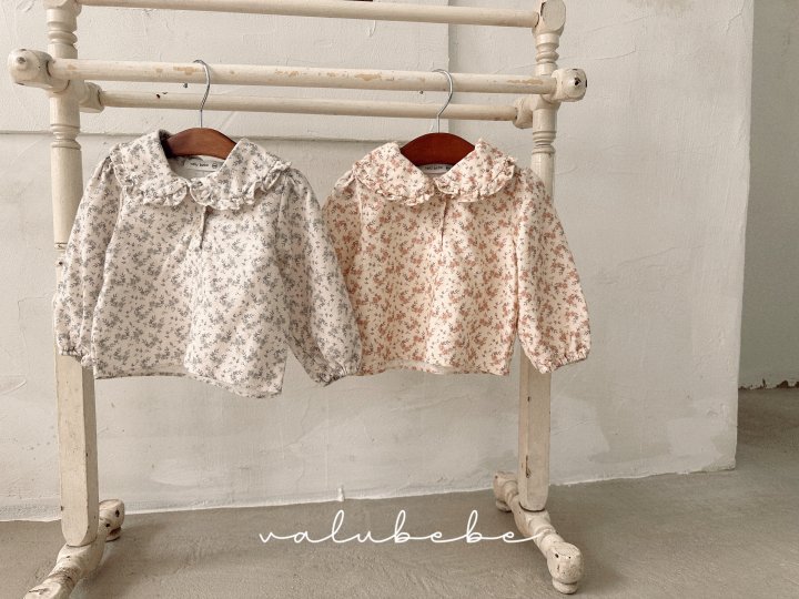 Valu Bebe - Korean Baby Fashion - #babyoninstagram - Lumi Collar Blouse (Bebe) - 4