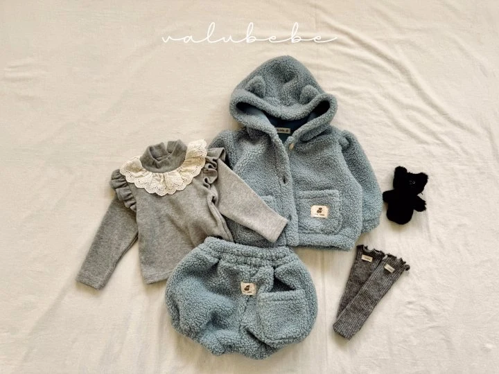 Valu Bebe - Korean Baby Fashion - #babyootd - Cat Ear Hood Jumper (Bebe) - 3