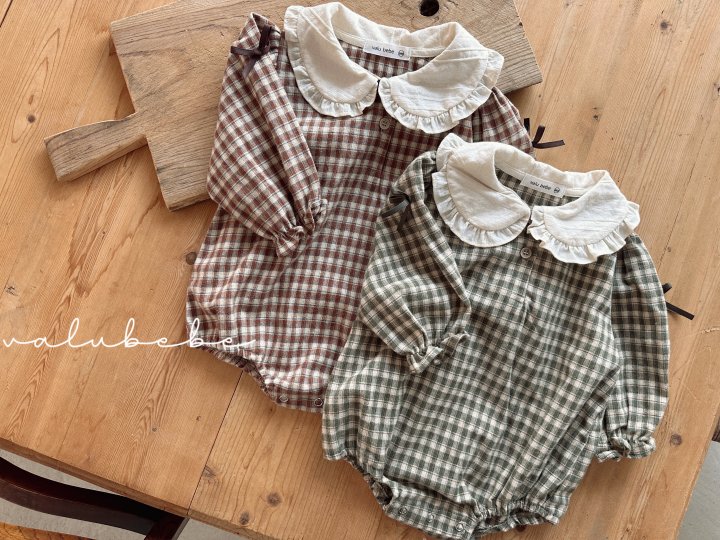 Valu Bebe - Korean Baby Fashion - #babyootd - Frill Collar Ribbon Suit (Bebe) - 2