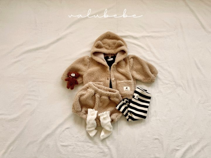 Valu Bebe - Korean Baby Fashion - #babyoutfit - Wave Mock Neck Tee 25 (Bebe) - 9