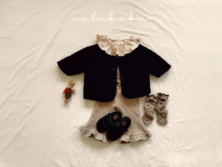 Valu Bebe - Korean Baby Fashion - #babyoutfit - Semi Bootcut Pants (Bebe) - 3