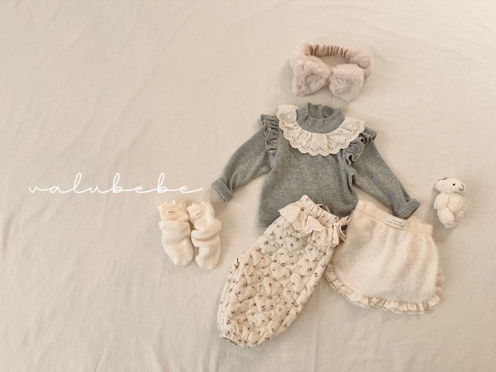 Valu Bebe - Korean Baby Fashion - #babyoutfit - Coco Shirring Wing Tee - 2