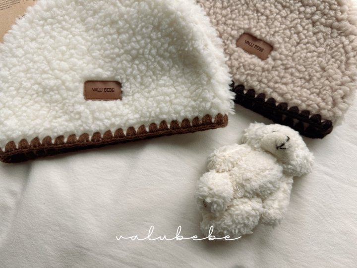Valu Bebe - Korean Baby Fashion - #babyoutfit - Mellow Fleece Beanie 25 (Bebe) - 12