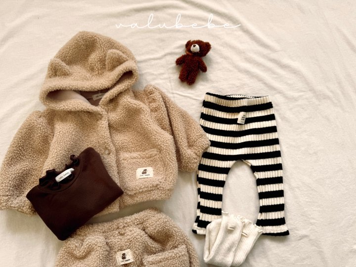 Valu Bebe - Korean Baby Fashion - #babyoutfit - Stripe Leggings 25 (Bebe) - 12
