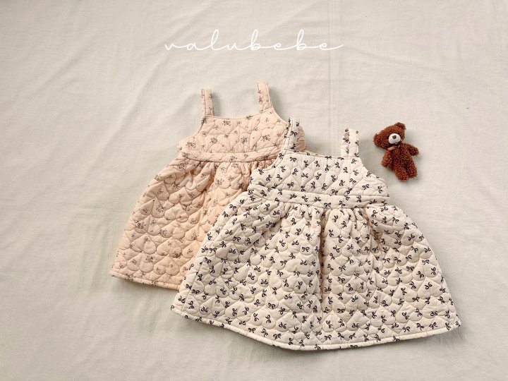 Valu Bebe - Korean Baby Fashion - #babyoutfit - Chouchou Quilted One-piece (Bebe) - 10