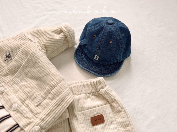 Valu Bebe - Korean Baby Fashion - #babyoutfit - B Denim Cap (Bebe) - 8