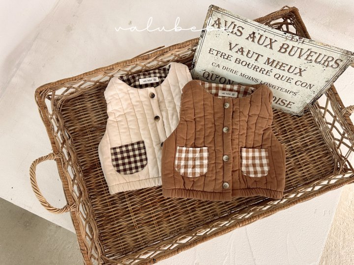 Valu Bebe - Korean Baby Fashion - #babyoutfit - Mare Quilted Vest (Bebe) - 7